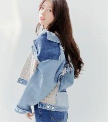 EGOIST ツイードデニムGジャン エゴイスト♡ツイードデニムGジャン サックスブルー未使用品 - メルカリ