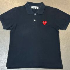 PLAY COMME des GARÇONS ブラックポロシャツ L - メルカリ