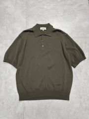 A.PRESSE ニットポロシャツ サイズ3 オリーブ 24ss - メルカリ