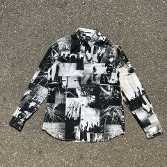 emporio armani archive viscose shirt - メルカリ