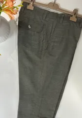ブルネロクチネリ リネン ブレンド バージンウール パンツ レジャーフィット スラックスのサムネイル