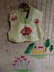 やあかし様 花刺繍のライトジャケット 花刺繍のベスト L - メルカリ