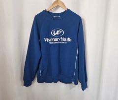 ヴィジョンストリートウェア ニット セーター ビッグロゴ クルーネック 