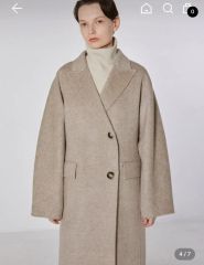 Na.e Shawl Collar Wool Coat - メルカリ