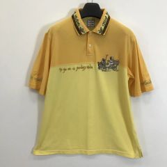 新品タグ付☆カステルバジャック アニマル刺繍ポロシャツ 鹿の子 