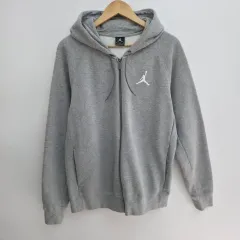 L ジョーダン フーディー ジップアップ グレー