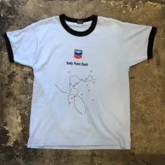 70s 90s リンガーTシャツ-XL