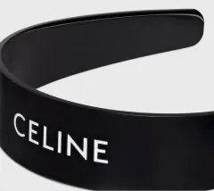 Celine セリーヌ モノクローム ヘアバンド ブラック (送料込み 430 000)のサムネイル