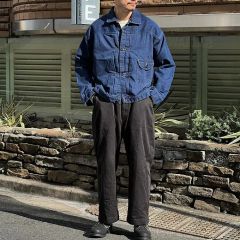 BSC UNIFORM denim short coverall - メルカリ