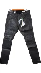G-Star Raw ブラック バイカー デニム (W33/L32)