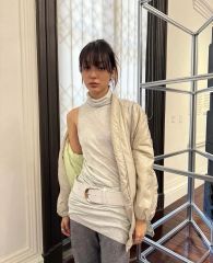 新品タグ付Arpege story カデュネ神崎恵さんコラボ チェリー柄ホワイト