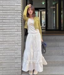 あさぎーにょ POPPY フラワー リボン ティアードスカート - メルカリ