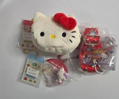 新品キティ50周年ぬいぐるみ＆キーホルダーセット キティはいつもきみ