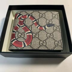 正規品】GUCCI 二つ折り財布 スネーク GG - メルカリ
