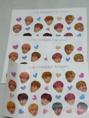 BTS ロングステッカー・透明フォトカード・ステッカー♡V - メルカリ