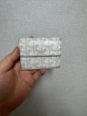 GOYARDゴヤールマルゼルブホワイト カードケース名刺入れ - メルカリ