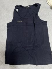 24581✨イッセイミヤケ 筆タグ 90s デザイン タンクトップ カットソー