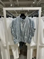 LANVIN ランバン ブルゾン ジャケット シルバーのサムネイル