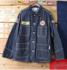 MU-CHA-CHA デニム カバーオール ワッペン付き XL - メルカリ