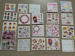 カット済コラージュシート♡簡易コラージュ平袋付き♡パステルポップ