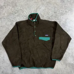 10s patagonia patagonia Synchilla（シンチラ） スナップ-T ブラウン/ティール