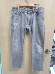 W34 DIESEL D-STRUKT ストレッチ ジョグジーンズ グレー - メルカリ