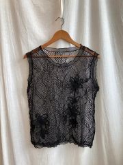 MAHITO MOTOYOSHIシアー レース シースルーノースリーブ 24ss - メルカリ