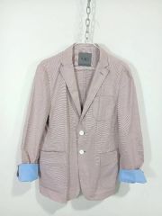 未使用級】ディレツィオーネ リネンジャケット ネイビー M 春夏向け 
