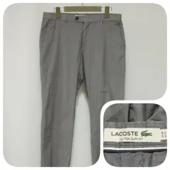 LACOSTE ラコステ グレー カジュアル パンツ ウエスト 82のサムネイル