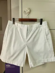 トミーヒルフィガー 白 コットン ハーフパンツ L