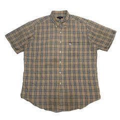 BURBERRY LONDON 半袖シャツ チェック柄 Lサイズ ノバチェック - メルカリ