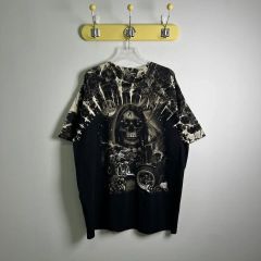 未使用品 サンタクルーズ コーリーオブライエン 総柄Tシャツ 黒L