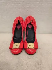 FENDI フェンディ レッド エナメル フラットシューズ 36(230)のサムネイル