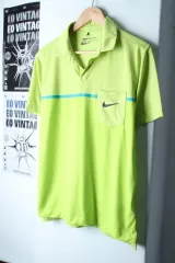 (L-XL) NIKE 半袖KARA Tシャツ ゴルフ Vネック 機能性-185C1のサムネイル