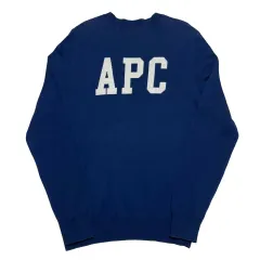 L A.P.C. アーペーセー ブルー ジョシュア(JOSHUA) カシミア ブレンド ニット セーターのサムネイル