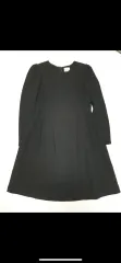 RENEEVON ブラック フレア 長袖 ONE PIECE