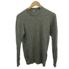 ユナイテッドアローズ A DAY IN THE LIFE UNITED ARROWS ニット セーター ウール カシミヤ混 長袖 クルーネック M グレー /XZ ■ECC002