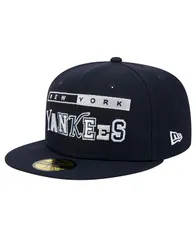 ニューエラ メンズ アクセサリー 帽子 New Era Mens Navy New York Yankees Ransom 59FIFTY Fitted Hat Navy ネイビー