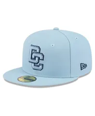 ニューエラ メンズ アクセサリー 帽子 New Era Mens Light Blue Washington Nationals 2025 City Connect Fan Pack 59FIFTY Fitted Hat Light Blue ブルー