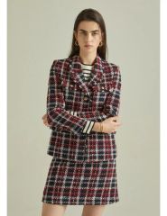 極美品✨定価6万円】アニエスベー タータンチェックウールジャケット