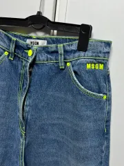 MSGM ロゴ デニムパンツ ズボン スティッチのサムネイル