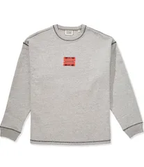 スコッチアンドソーダ メンズ アウター ニット・セーター スウェット シャツ Scotch Soda Loose Fit Sweatshirt Grey Melange グレーのサムネイル