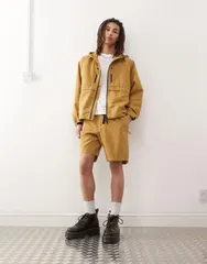 グラミチ メンズ アウター ジャケット・ブルゾン フーデッドジャケット ジャケット Gramicci Sonora hooded jacket in tan part of a set Tan タンのサムネイル