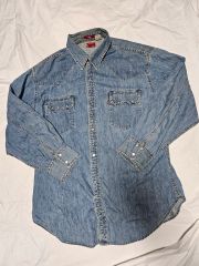 90s BIG MAC USA製 ウエスタンデニムシャツ XL ビッグマック - メルカリ