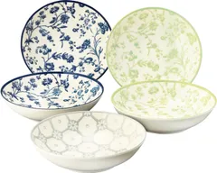 【新品・2営業日で発送】山加商店 ローラ アシュレイ アリア ファイブボウルセット LA110‐72のサムネイル