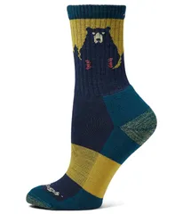 ダーンタフバーモント レディース アンダーウェア 靴下 Darn Tough Vermont Bear Town Micro Crew Light Cushion Dark Teal ティールのサムネイル