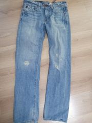 grunge tommy fade flare denim pants y2k - メルカリ