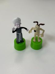 ウォレスとグルミット レトロ キーホルダー フィギュア バンプレスト
