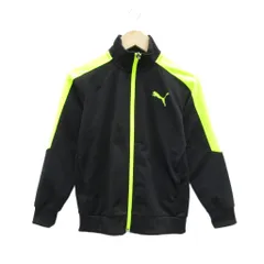プーマ PUMA ジャージ ジャケットミドル丈 130 黒 ブラック /HO29 ■ECA001