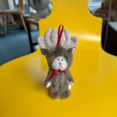 ヴィンテージ ボーイズベア 小さい トナカイ キーホルダー クマ